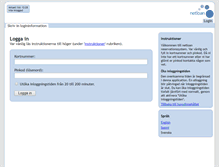 Tablet Screenshot of netloan.osteraker.se